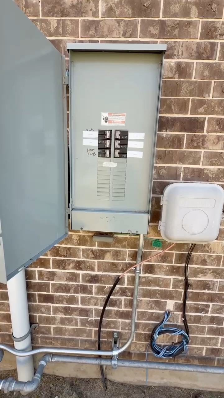 Exterior panel and conduit walkthrough