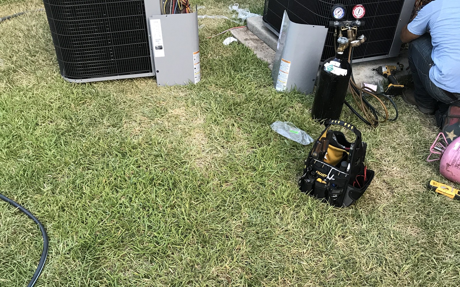 Licensed HVAC contractor in San Antonio — C.S.W. Power Solutions condenser and air-handler service under TACLA26479R