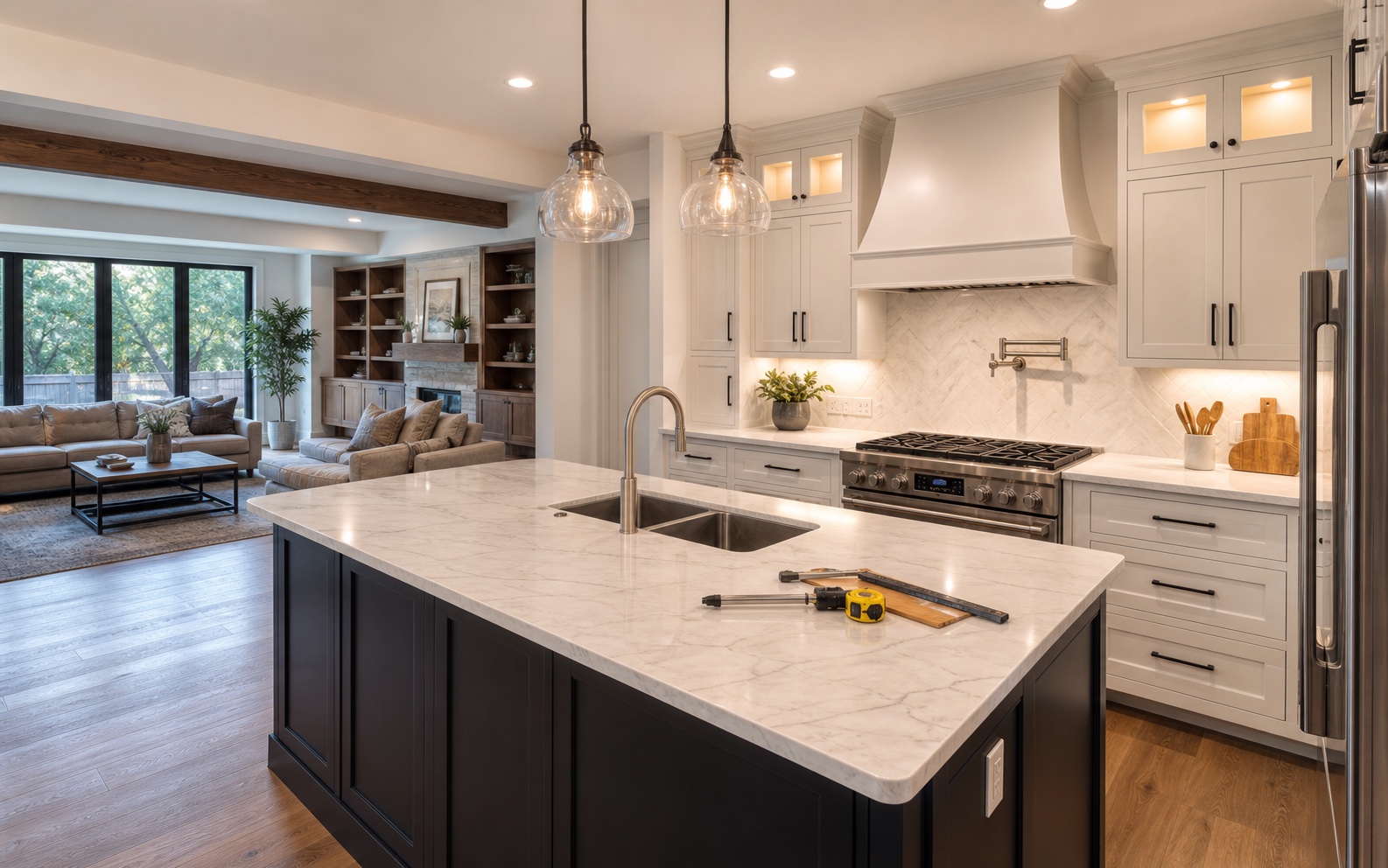 Premium San Antonio construction marketing visual for C.S.W. Power Solutions licensed general contractor